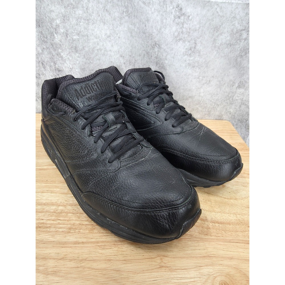 Brooks Addiction Walker Walking Shoes Mens 11.5 Black Leather  No Insole - Picture 4 of 10